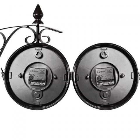 Oboustranné "RETRO" hodiny | 29 x 9,5 x 32,5 cm černé č.4