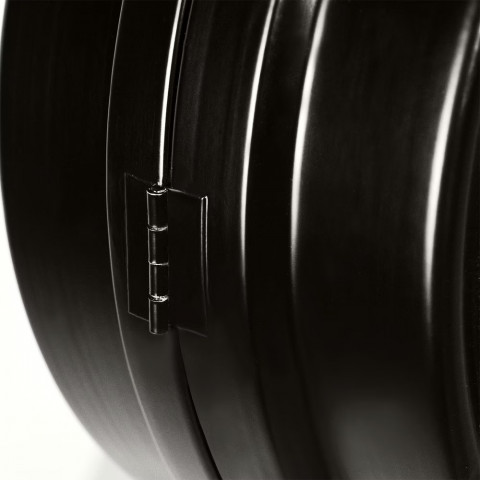 Oboustranné "RETRO" hodiny | 29 x 9,5 x 32,5 cm černé č.6