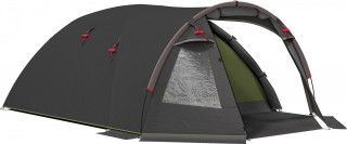 Tunelový stan se stříškou 360 x 250 x 130 cm | černý