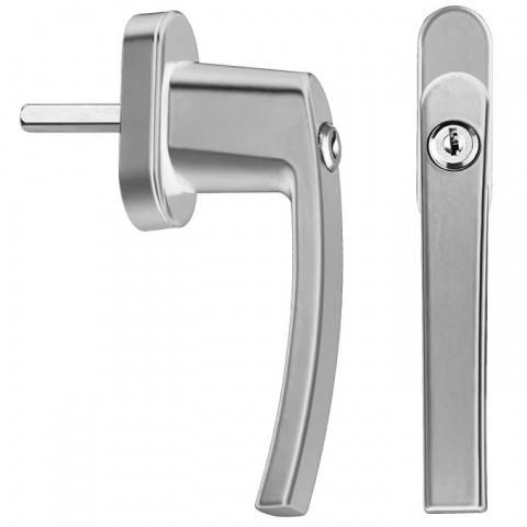 Sada 2 okenních klik | stříbrné č.5