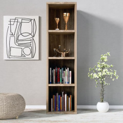 Knihovna Skylar Oak 106x30x30cm č.3