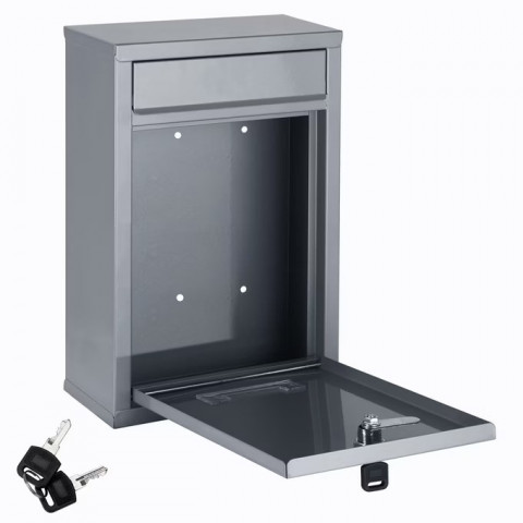 Sada 6 stříbrných poštovních schránek č.4