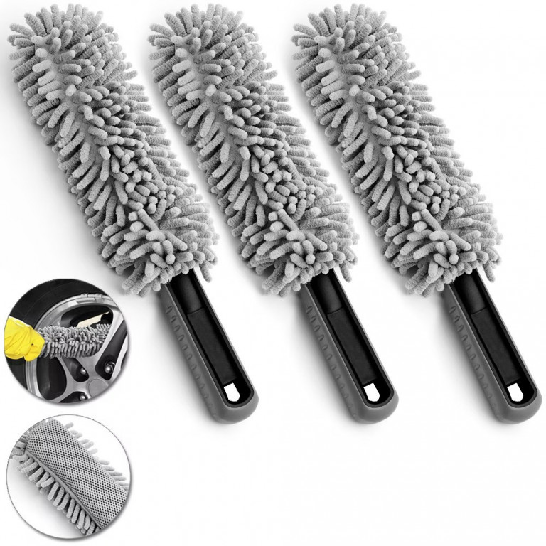 Sada 3 kartáčů na čištění ráfků