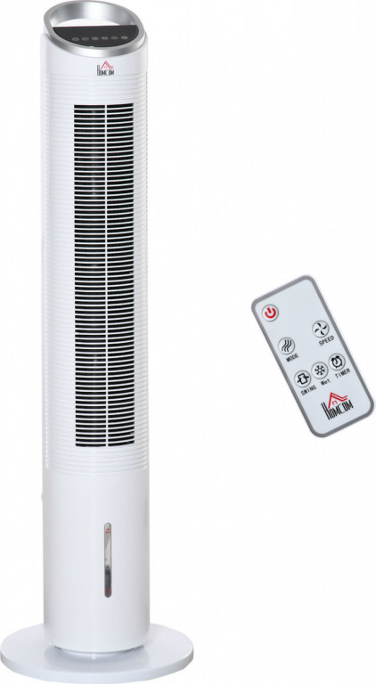 Věžový ventilátor s vodním chlazením průměr 30 cm | bílý