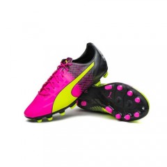 Kopačky lisovky Puma evoSPEED 1.5 AG Tricks 10359901 | Yellow - Pink - Black | velikost 44 (US 10,5 / UK 9,5) č.3