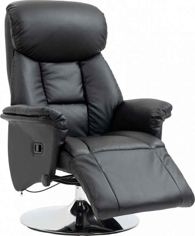 TV křeslo 78x80x109cm | černé