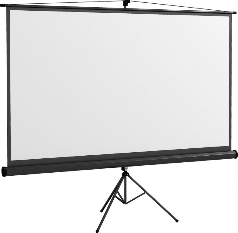 Projekční plátno se skládacím stojanem | černé