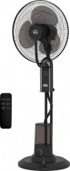 Podstavný ventilátor s rozprašovačem | černý č.1