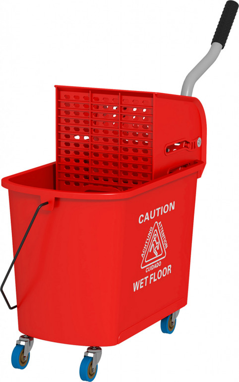 Úklidový vozík 60 x 27 x 70,5 cm | červený