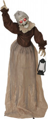 Halloweenská dekorace čarodějnice 150 cm | hnědá č.1