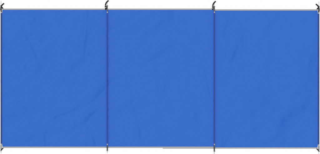 Kempinkový větrolam 450 x 150 cm | modrý