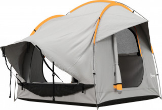 Kempovací stan Car Tent 239 cm x 210 cm x 210 cm | oranžový + šedý č.1