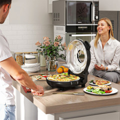 Elektrická pec na pizzu | černá č.3