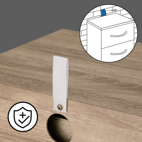 Noční stolek Elois 2 ks 54x39x28cm | dub č.6