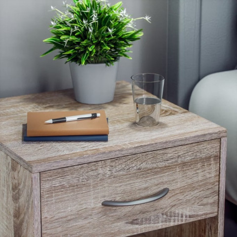 Noční stolek Kiel sada 2 kusů 41x39x28cm | dub č.5