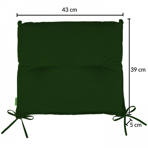 Sada 6 polštářů Boston 43x39x5cm | zelená č.2