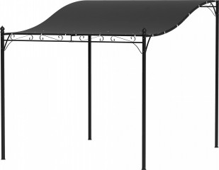 Vodoodpudivá pergola 2,5 x 3 x 2,5 m | tmavě šedá č.1