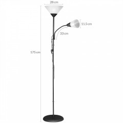 Stojící lampa Alissa | černá č.2