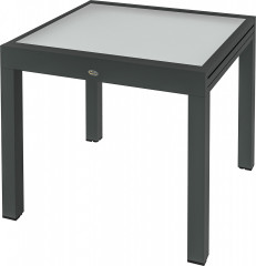 Zahradní stůl 160 x 80 x 75 cm | tmavě šedý č.1