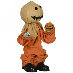 Halloweenská dekorace, strašák 77 cm | vícebarevná č.2