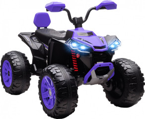 Dětská elektrická čtyřkolka | fialová č.1