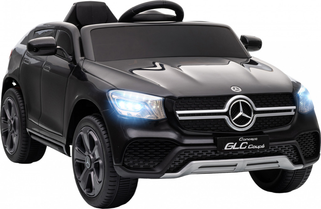 Elektrické autíčko pro děti s oficiální licencí Mercedes-Benz GLC Coupé | černé