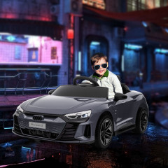 Dětské elektrické auto s oficiální licencí Audi | šedé č.1