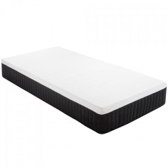 Ergonomická matrace 90 x 200 cm | bílá + šedá č.1