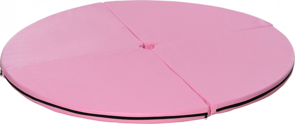 Ochranná podložka na tyč průměr 150 cm | růžová