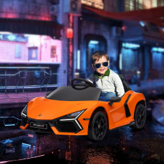 Dětské elektrické autíčko s licencí Lamborghini | oranžové č.1