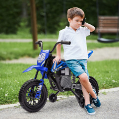Dětská elektrická motorka | modrá č.1
