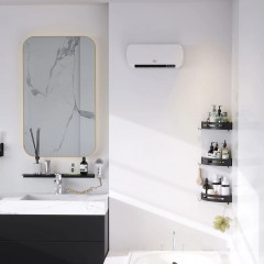 Nástěnné topné těleso s ventilátorem | bílé + černé č.3