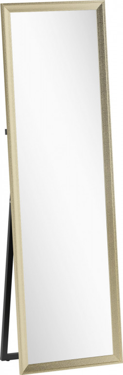 Celoplošné zrcadlo s kovovým vzhledem 160 x 50 cm | zlaté