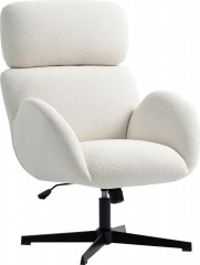 Ergonomická kancelářská židle | krémová č.1