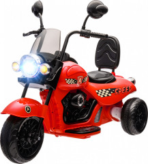 Dětská elektrická motorka s nosností max 25 kg | červená č.1