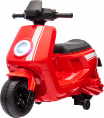Dětská motorka se světlometem | červená
