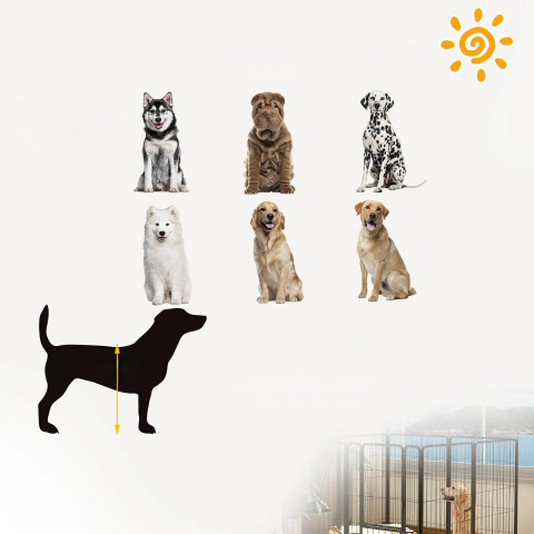 Ohrádka pro štěňata 8 panelů | černá č.5