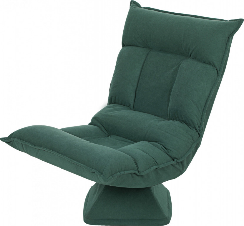 Otočné podlahové křeslo | zelené