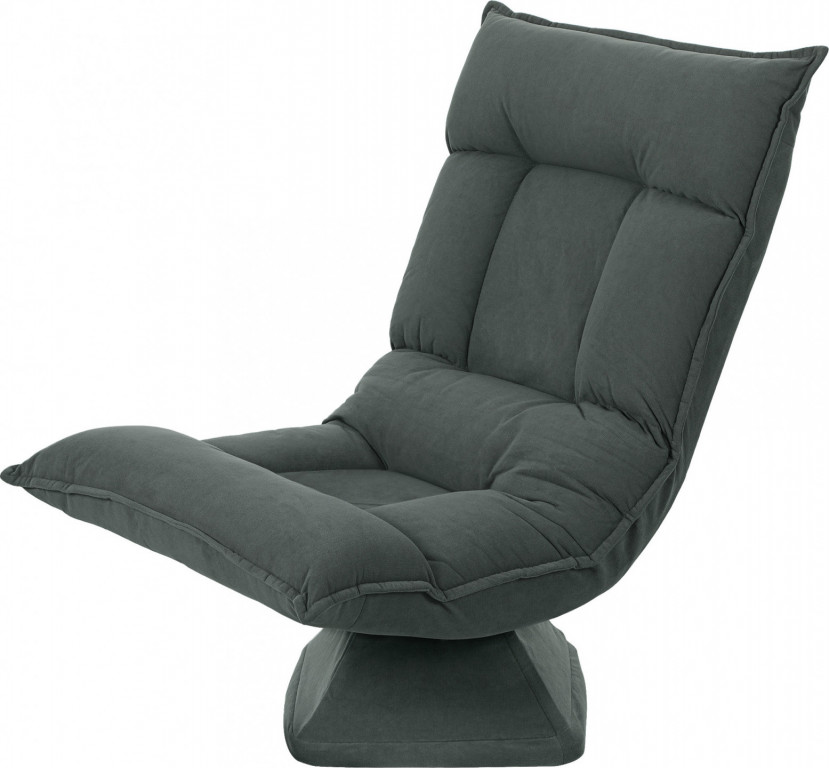 Otočné podlahové křeslo | tmavě šedé