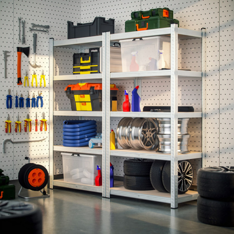 Regál pro vysoké zatížení 180x90x60cm | pozinkovaný kov