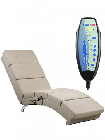 Pohovka London Sand s masážní a vyhřívací funkcí č.4