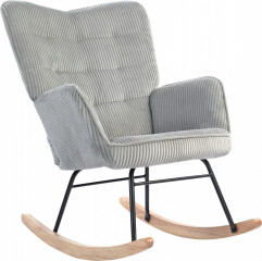Ergonomické houpací křeslo | světle šedé č.1
