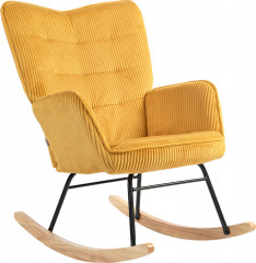 Ergonomické houpací křeslo | žluté č.1