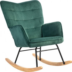 Ergonomické houpací křeslo | tmavě zelené č.1
