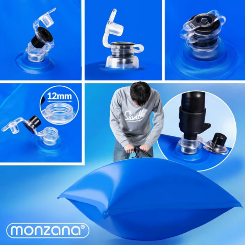 Bazénový polštář modrý 120x120cm č.4