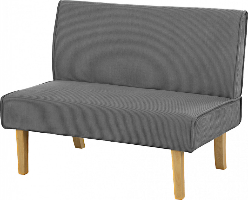 Pohovka s manšestrovým vzhledem | šedá