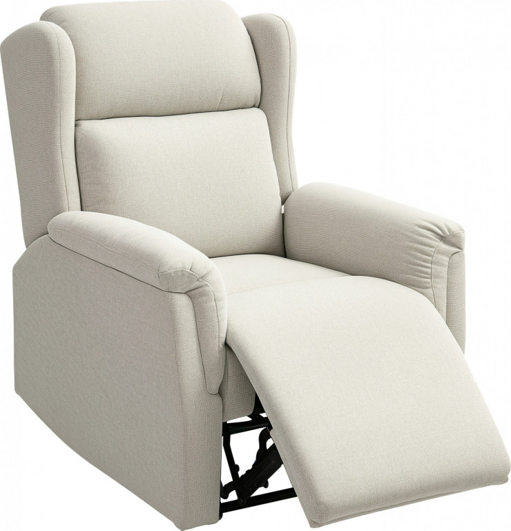 Čalouněné TV křeslo s pružinovým jádrem | béžové