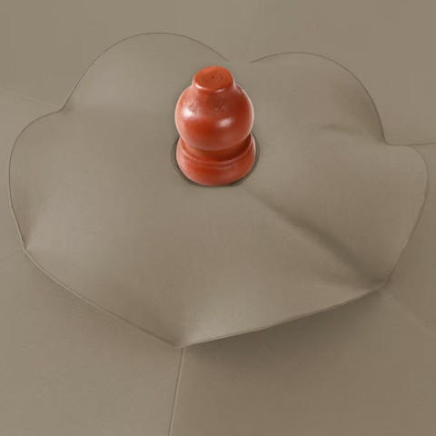 Slunečník Ø330cm UV ochrana 80+ | hnědý č.7