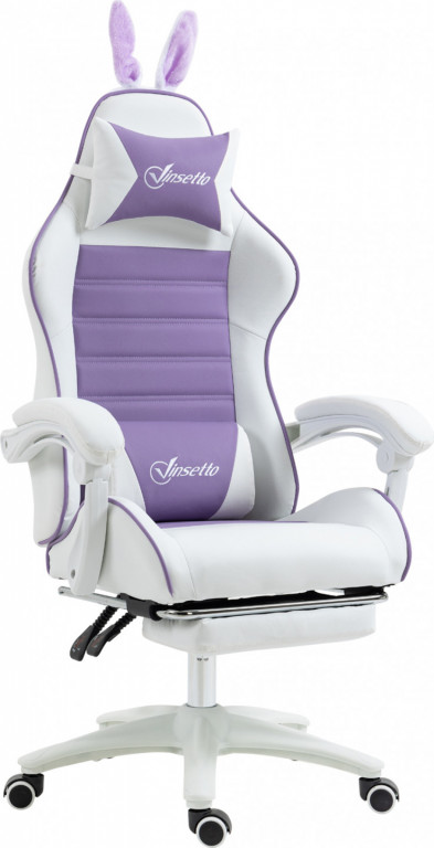 Herní židle se zaječíma ušima | fialová