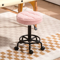 Ergonomická pojízdná stolička | růžová č.1